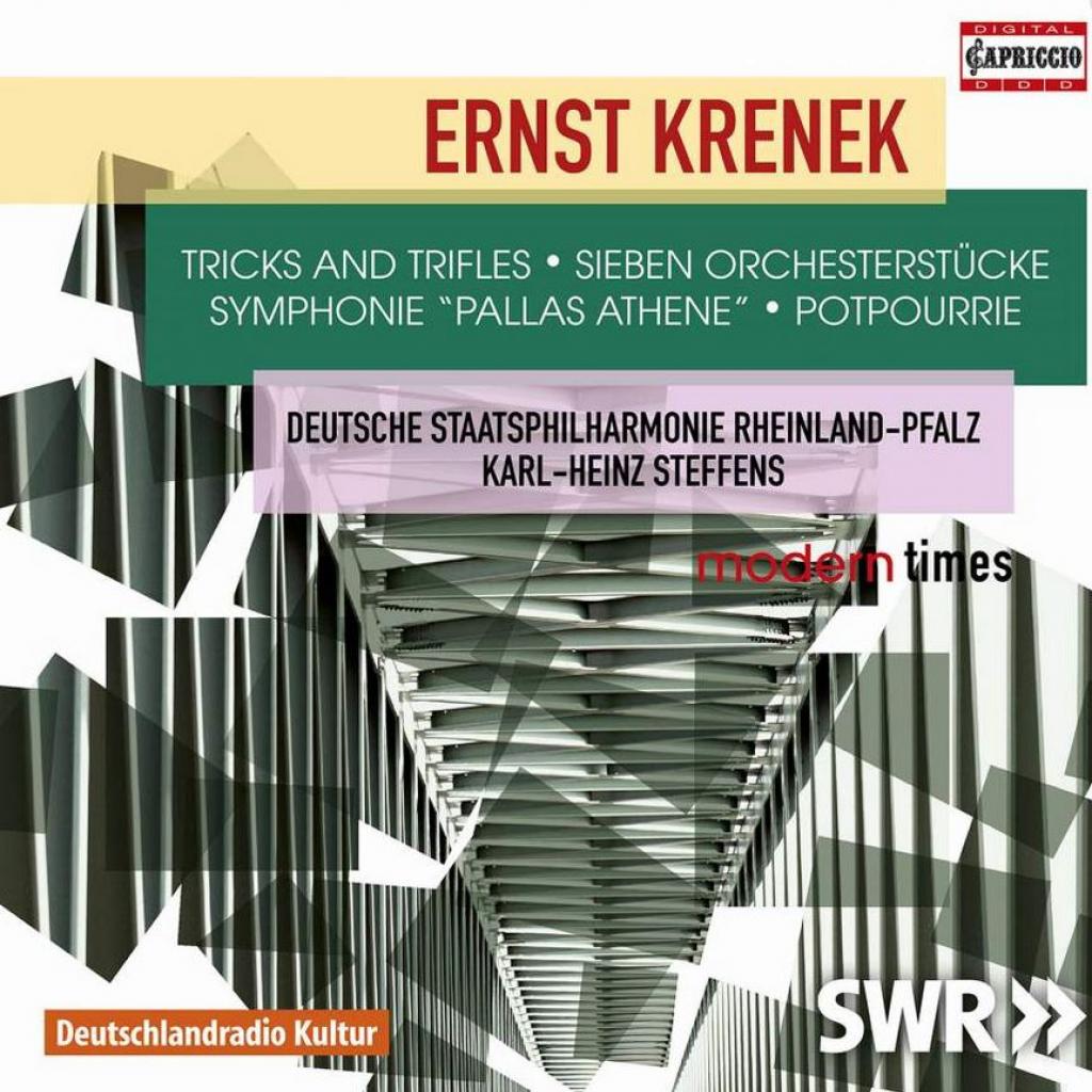 CD Cover Capriccio Ernst Krenek Orchesterwerke