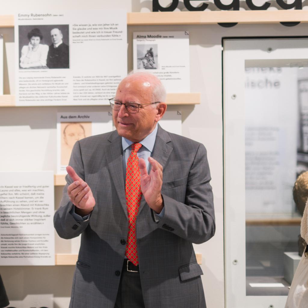 Salon Krenek Preopening 2021 - Claus Raidl - Vorstandsmitglied der Ernst Krenek Institut Privatstiftung