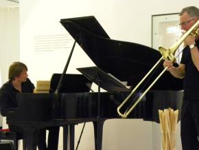 Mike Svoboda und Anton Kernjak im Ernst Krenek Forum, Juni 2018