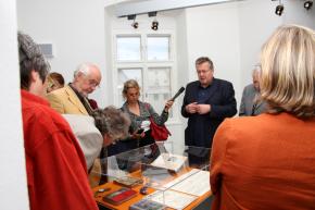 Univ.-Prof. Dr. Matthias Henke, Eröffnung der Ausstellung im Ernst Krenek Forum, September 2008