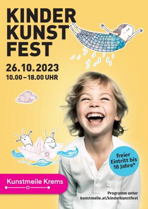 Flyer KINDER.KUNST.FEST 2023 Vorderseite